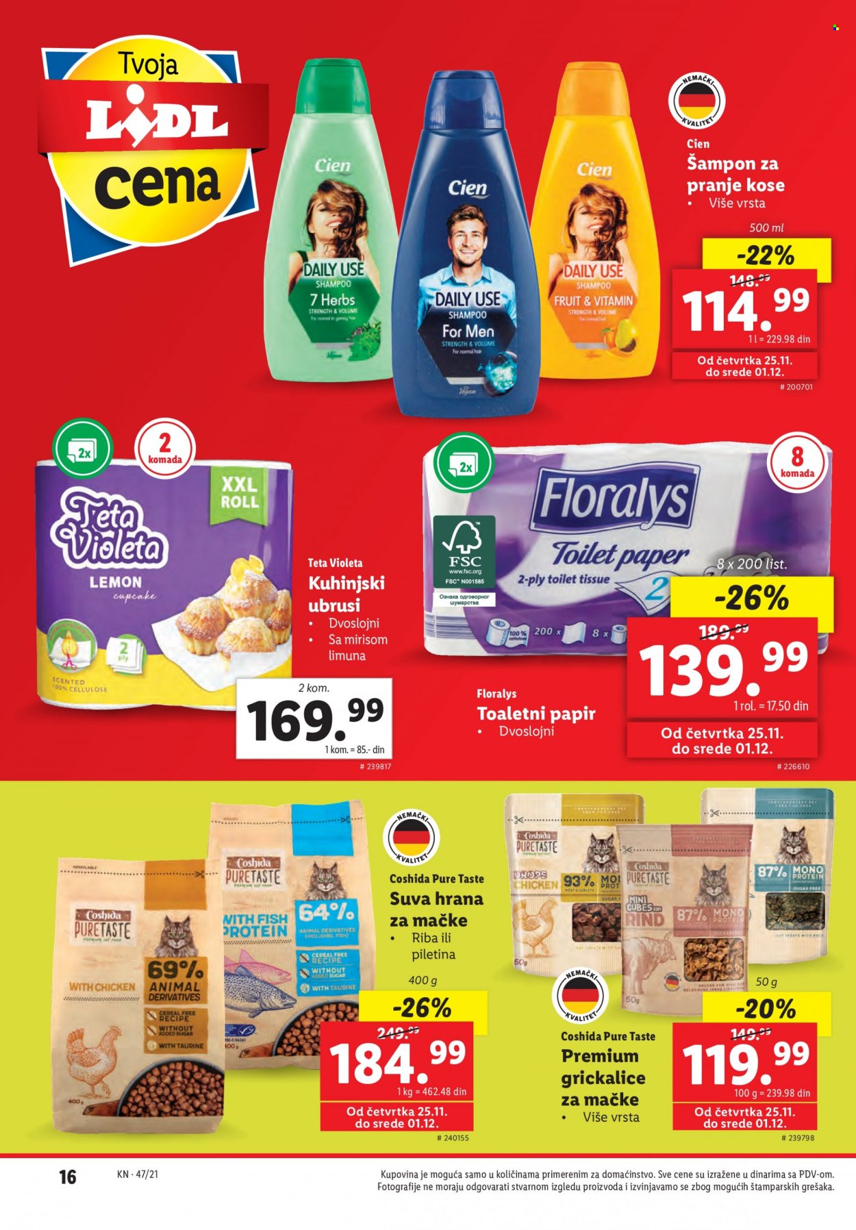 Lidl katalog - 25.11.2021 - 01.12.2021. Stranica 16