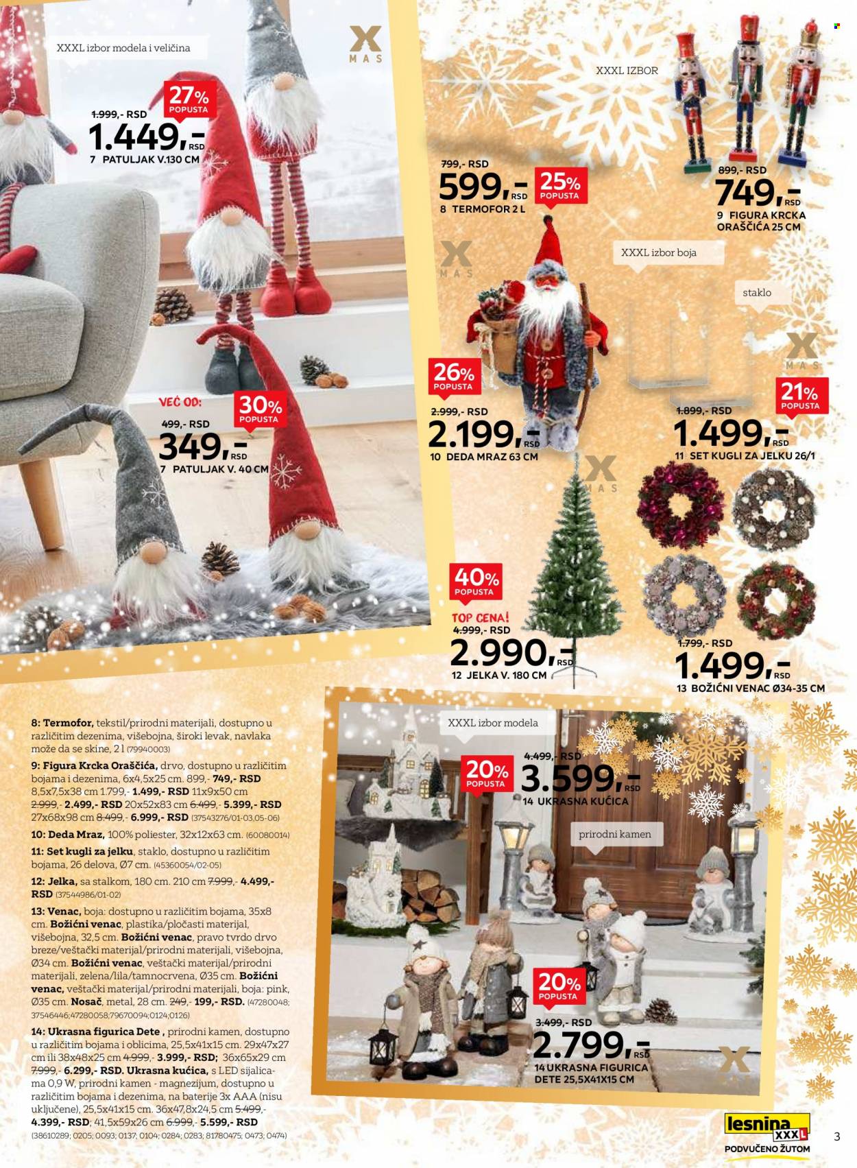Lesnina XXXL katalog - 22.11.2021 - 19.12.2021. Stranica 3