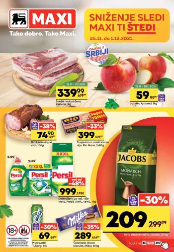 Maxi katalog - 25.11.2021 - 01.12.2021.