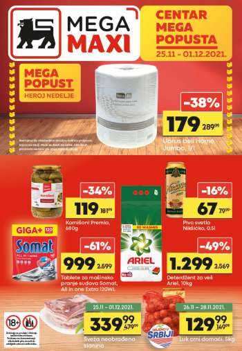 Mega Maxi katalog - 25.11.2021 - 01.12.2021.