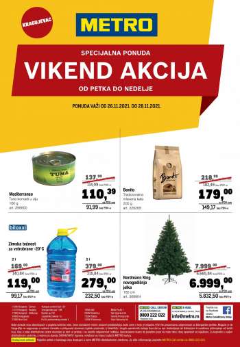 Metro katalog - 26.11.2021 - 28.11.2021.