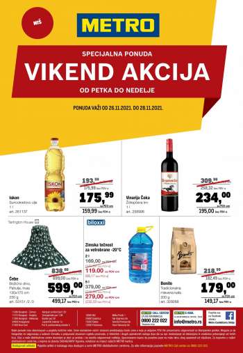 Metro katalog - 26.11.2021 - 28.11.2021.