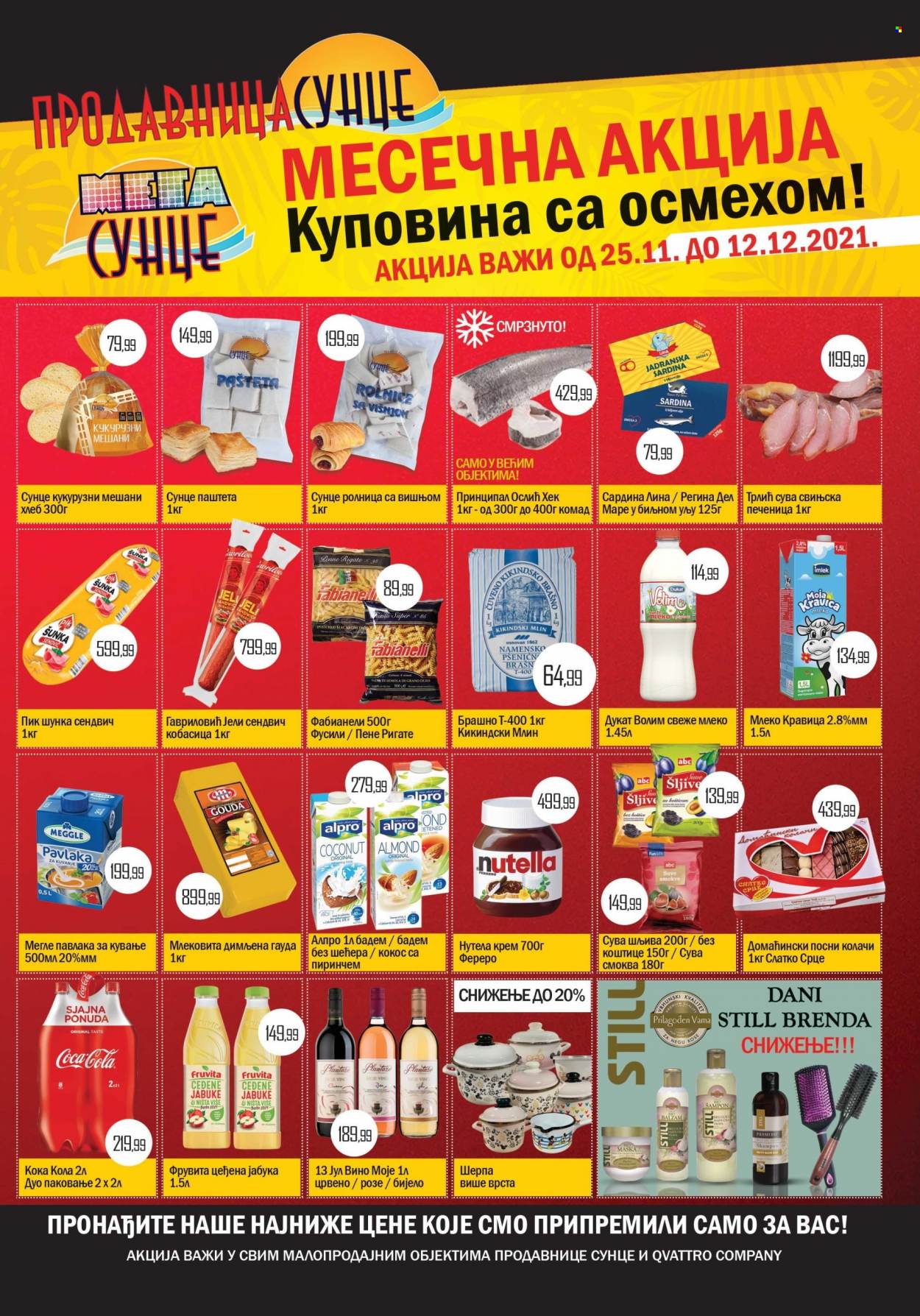 Prodavnica Sunce katalog - 25.11.2021 - 12.12.2021. Stranica 1