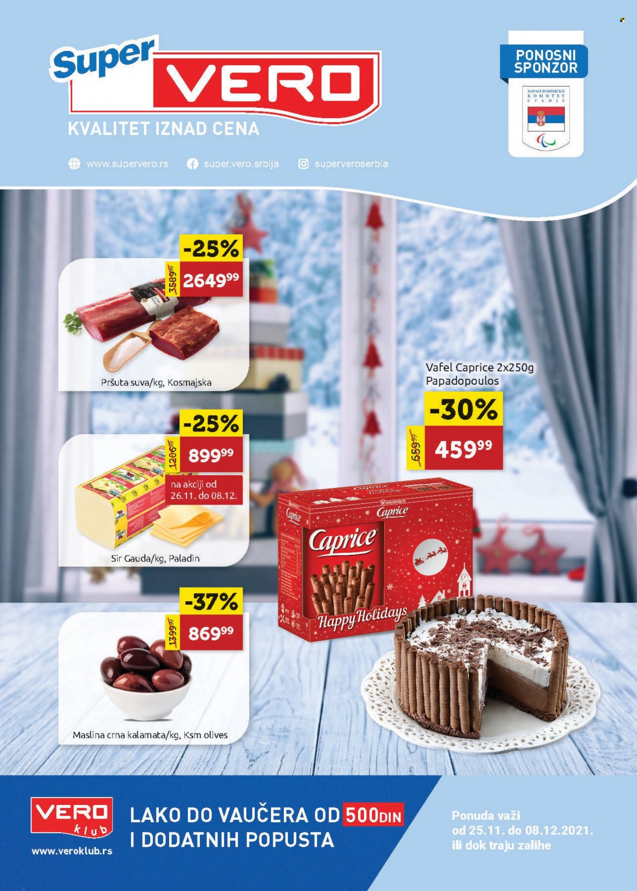 SuperVERO katalog - 25.11.2021 - 08.12.2021. Stranica 1
