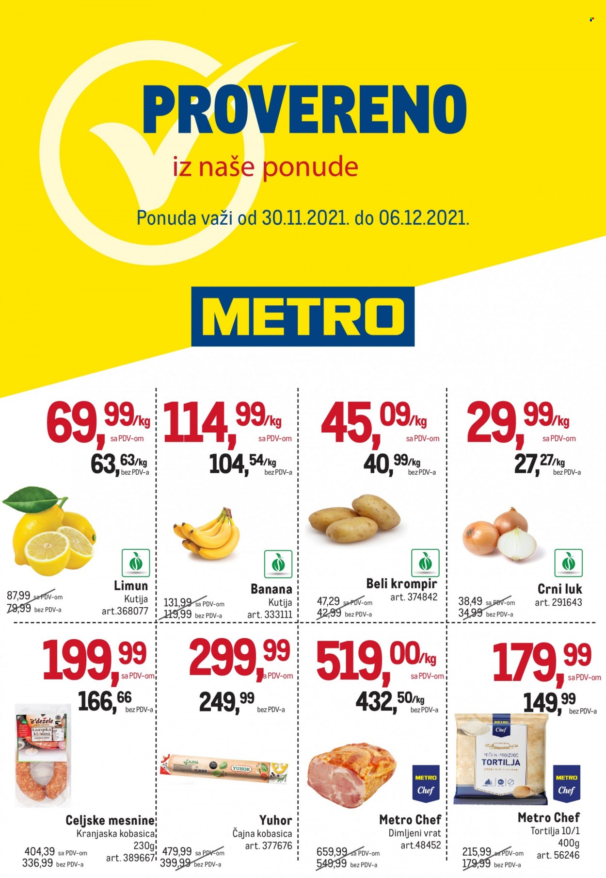 Metro katalog - 30.11.2021 - 06.12.2021. Stranica 1