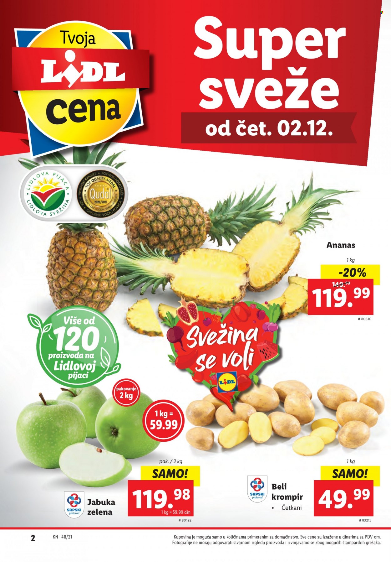 Lidl katalog - 02.12.2021 - 08.12.2021. Stranica 2