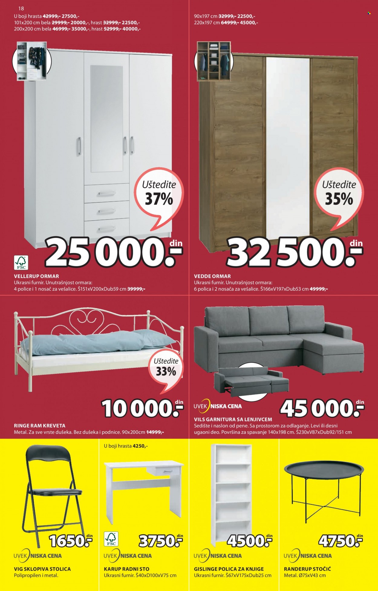 JYSK katalog - 29.11.2021 - 15.12.2021. Stranica 18
