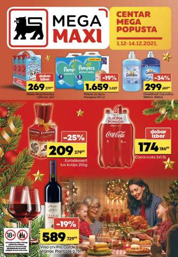 Mega Maxi katalog - 01.12.2021 - 14.12.2021.