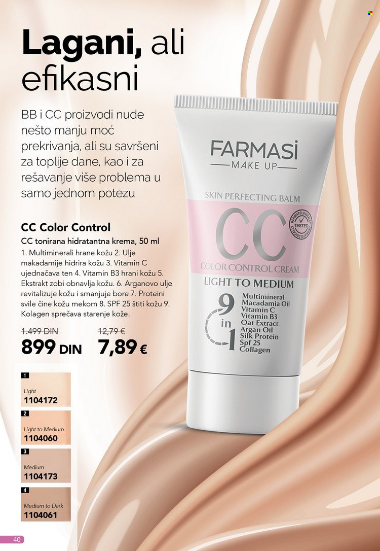 thumbnail - Farmasi katalog - 01.12.2021 - 31.12.2021 - Proizvodi na akciji - hidratantna krema, krema, makeup. Stranica 40.