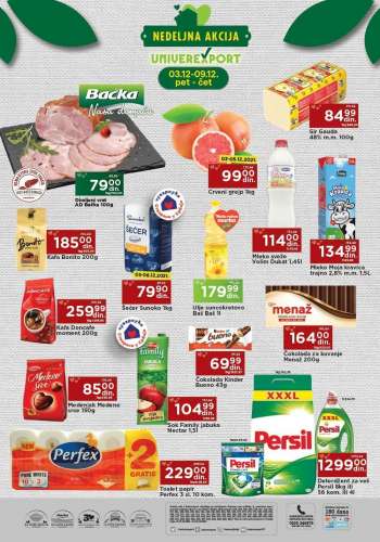 Univerexport katalog - 03.12.2021 - 09.12.2021.