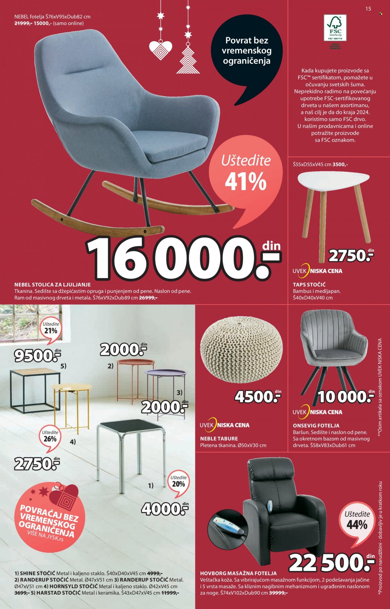 JYSK katalog - 09.12.2021 - 22.12.2021. Stranica 15