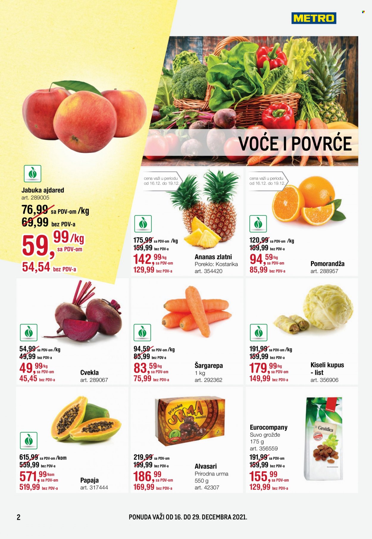 Metro katalog - 16.12.2021 - 29.12.2021. Stranica 2