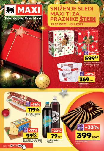 Maxi katalog - 15.12.2021 - 08.01.2022.