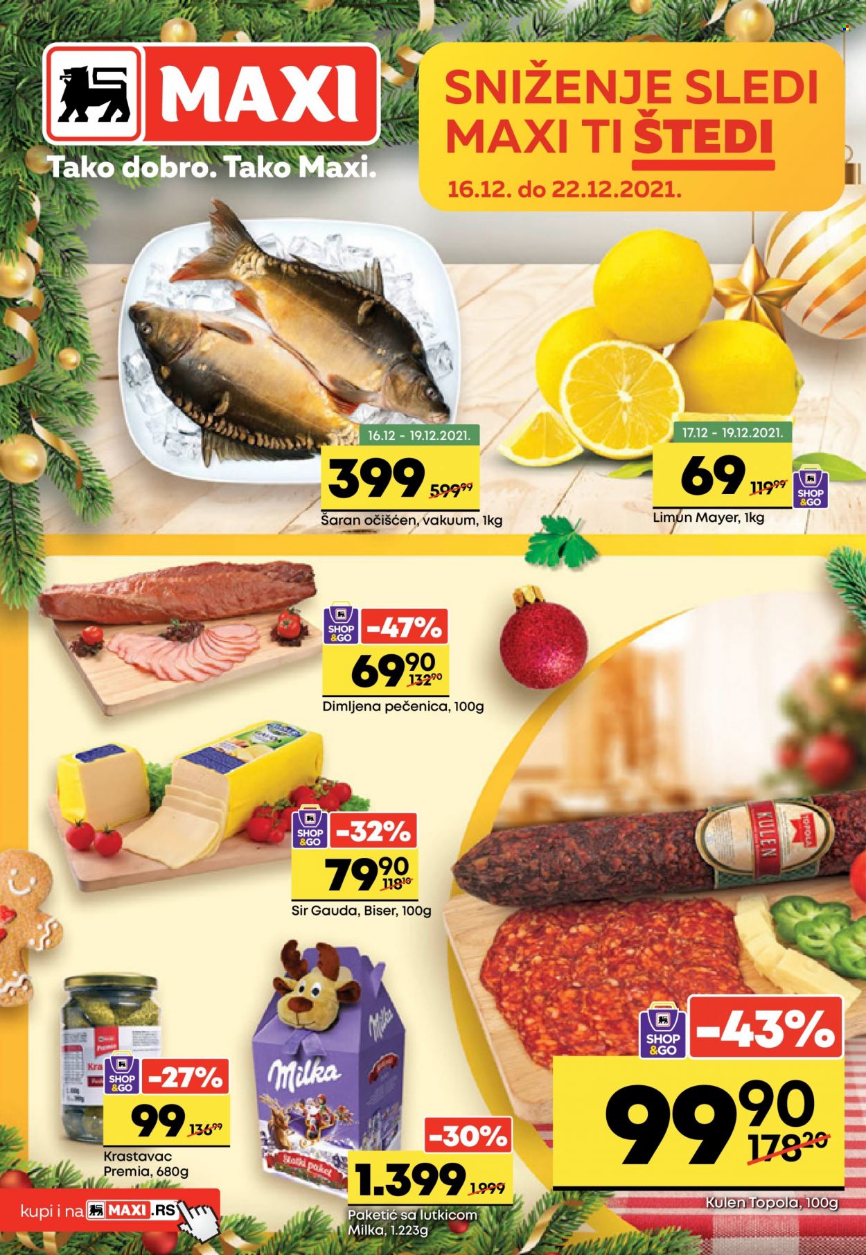 Maxi katalog - 16.12.2021 - 22.12.2021. Stranica 1