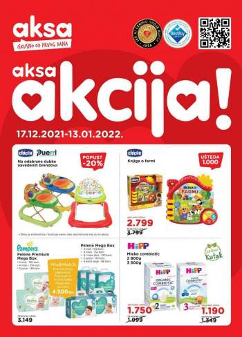 Aksa katalog - 17.12.2021 - 13.01.2022.