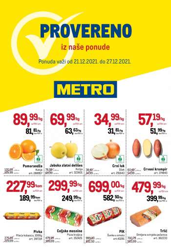 Metro katalog - 21.12.2021 - 27.12.2021.