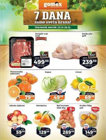 Gomex katalog - 22.12.2021 - 28.12.2021.