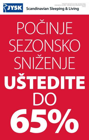JYSK katalog - 23.12.2021 - 05.01.2022.