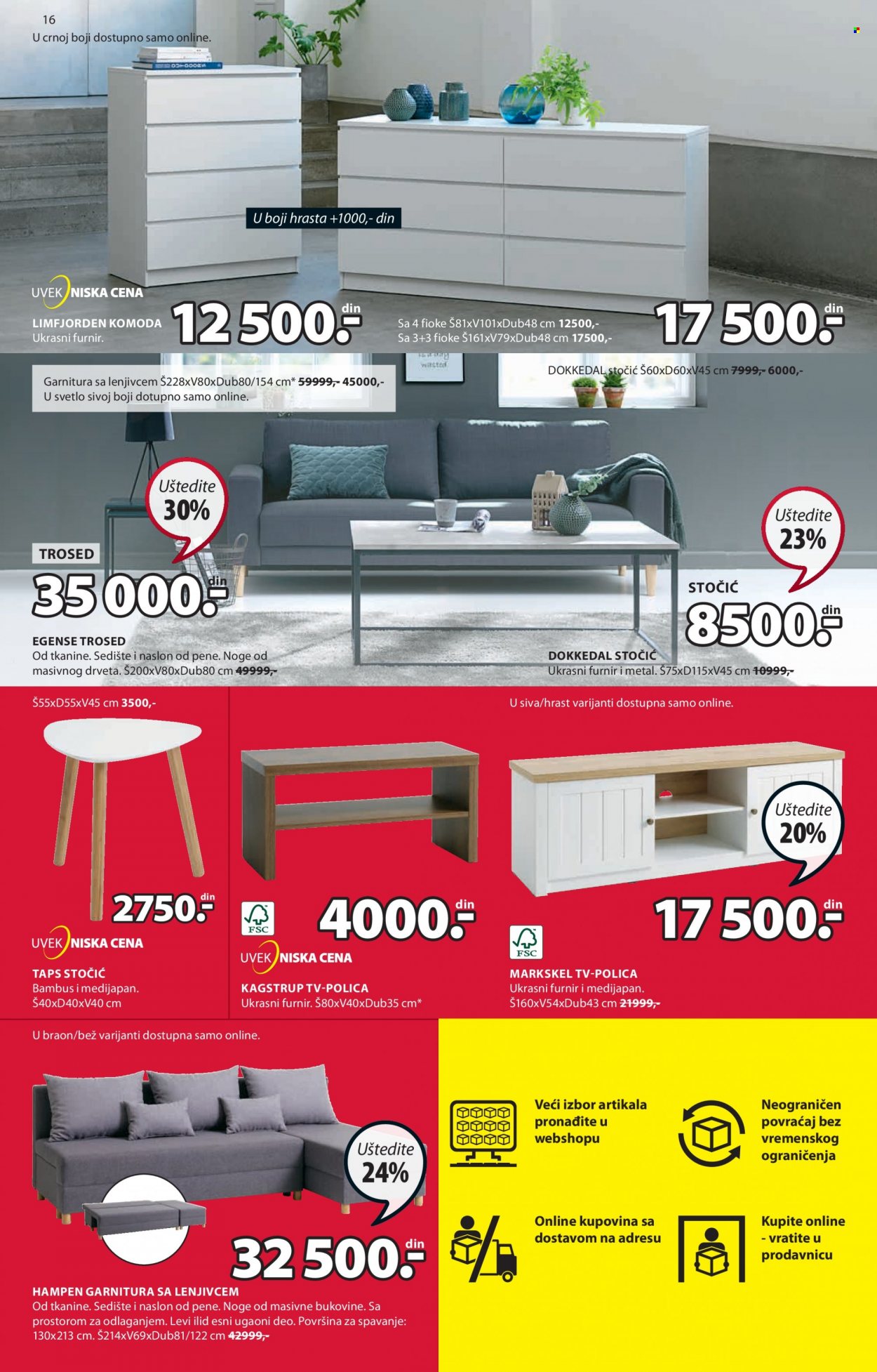 JYSK katalog - 30.12.2021 - 12.01.2022. Stranica 16