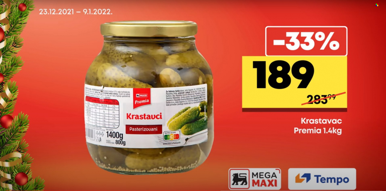Mega Maxi katalog - 23.12.2021 - 09.01.2022. Stranica 3