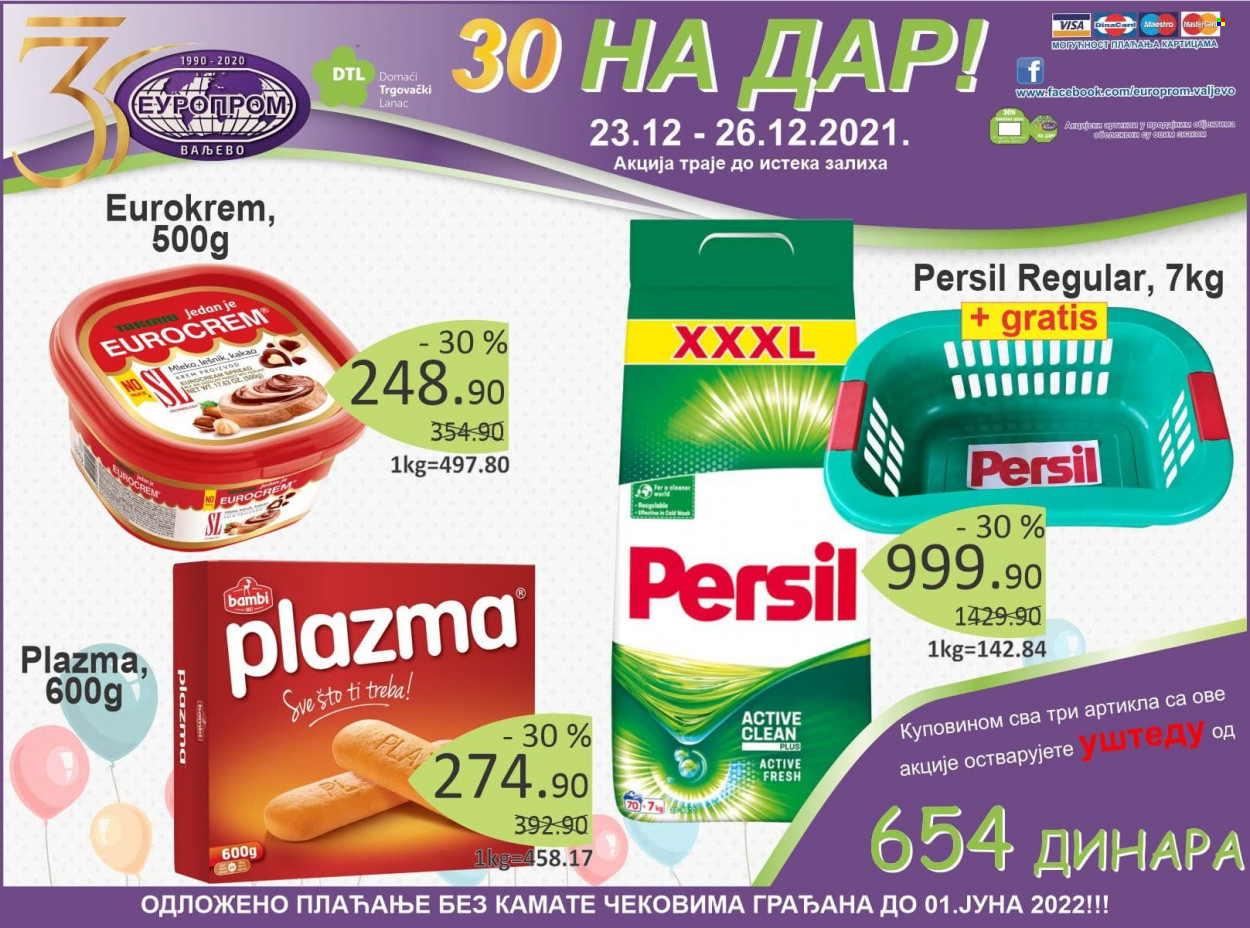 Europrom katalog - 23.12.2021 - 26.12.2021. Stranica 1