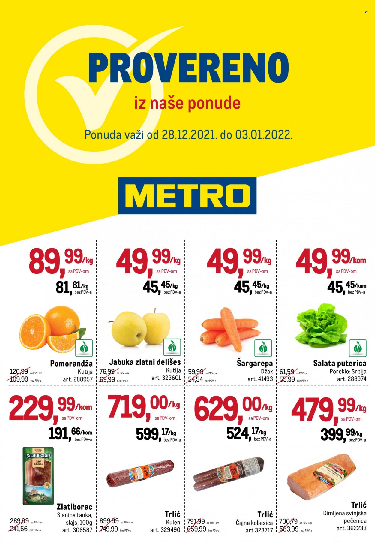 Metro katalog - 28.12.2021 - 03.01.2022. Stranica 1