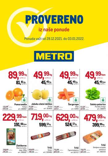 Metro katalog - 28.12.2021 - 03.01.2022.
