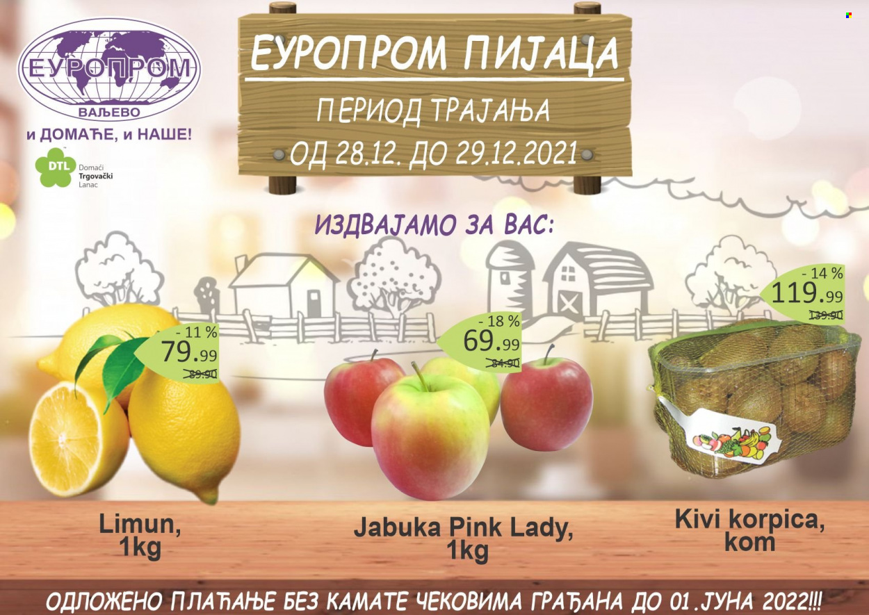 Europrom katalog - 28.12.2021 - 29.12.2021. Stranica 1