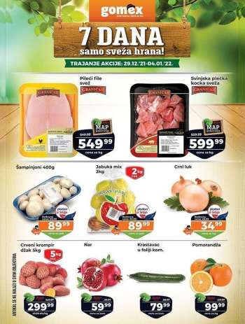 Gomex katalog - 29.12.2021 - 04.01.2022.