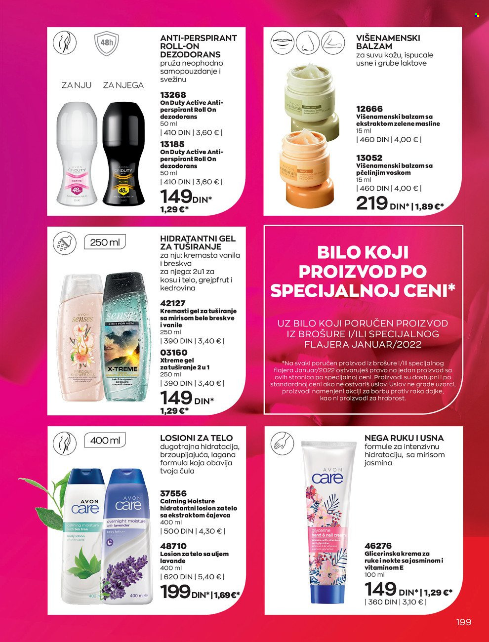 Avon katalog - 29.12.2021 - 31.01.2022. Stranica 199