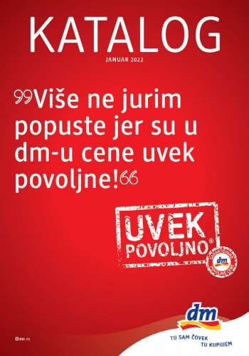 dm drogerie katalog - 01.01.2022 - 31.01.2022.