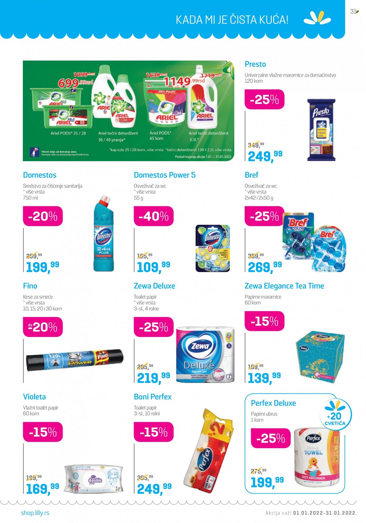 Lilly Drogerie katalog - 01.01.2022 - 31.01.2022. Stranica 31