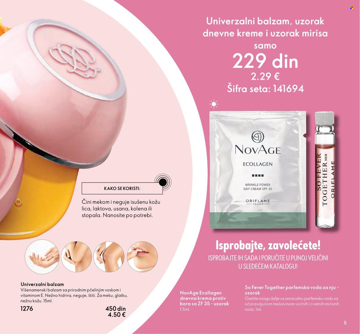 Oriflame katalog - 01.01.2022 - 31.01.2022. Stranica 5