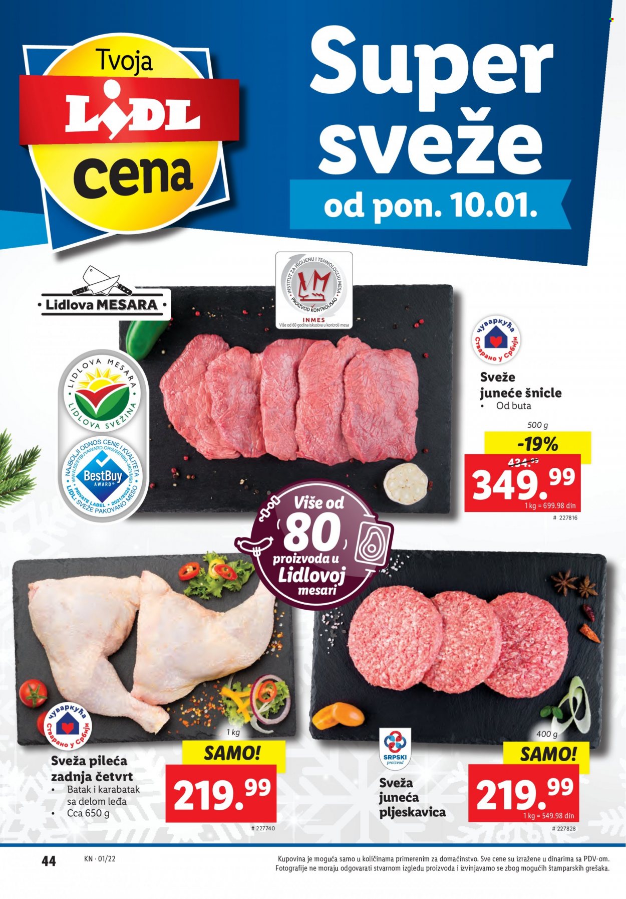 Lidl katalog - 05.01.2022 - 12.01.2022. Stranica 44