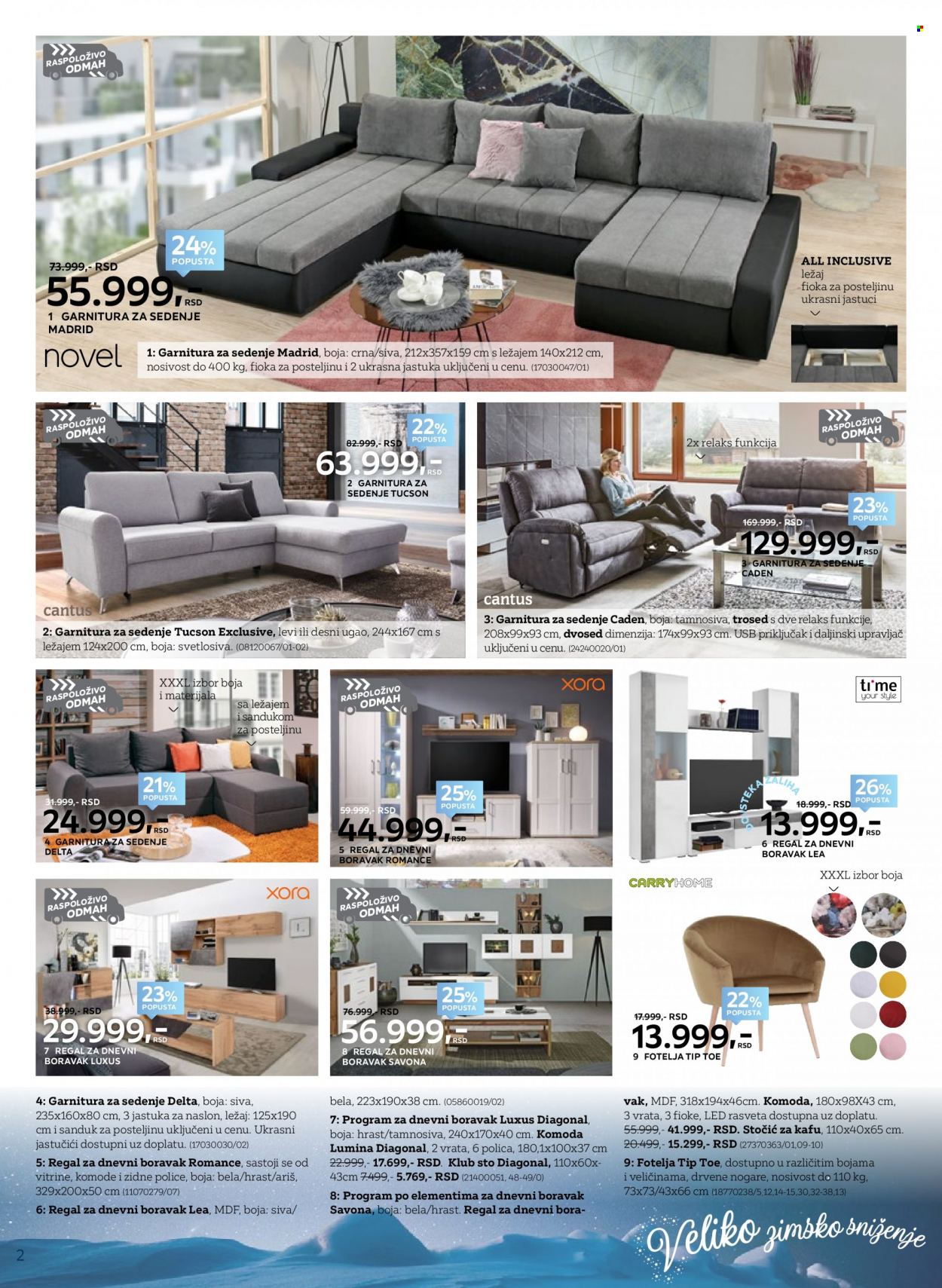 Lesnina XXXL katalog - 03.01.2022 - 30.01.2022. Stranica 2