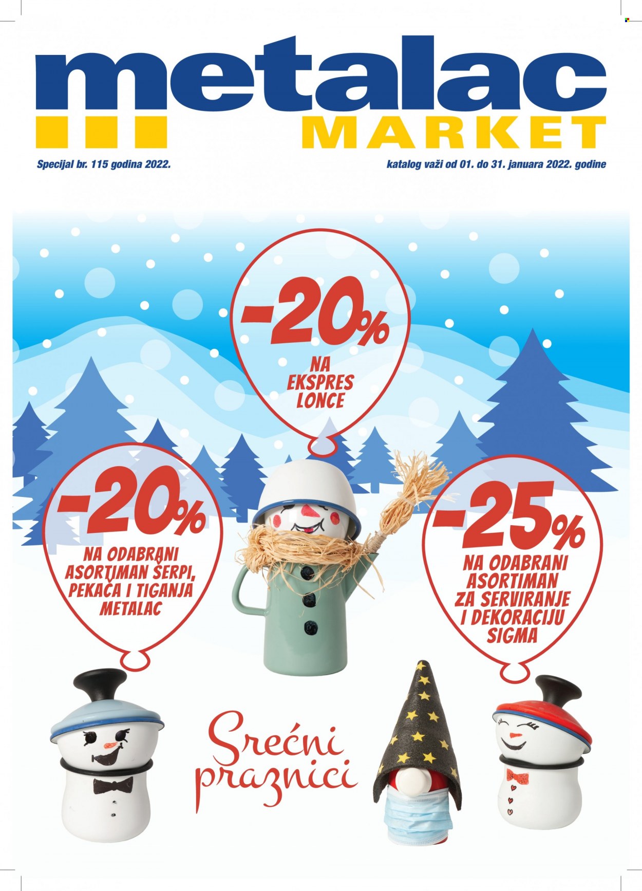 Metalac Market katalog - 01.01.2022 - 31.01.2022. Stranica 1