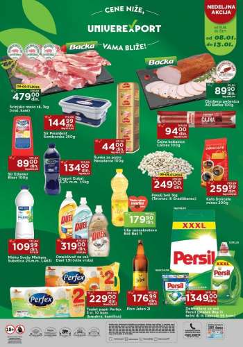 Univerexport katalog - 08.01.2022 - 13.01.2022.