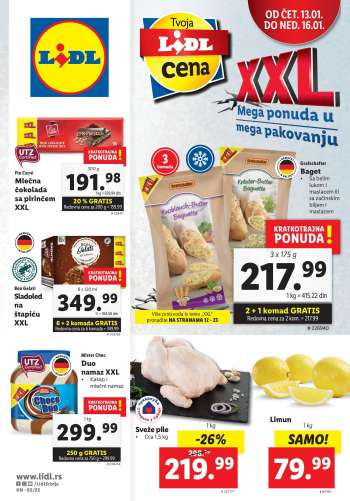 Lidl katalog - 13.01.2022 - 19.01.2022.