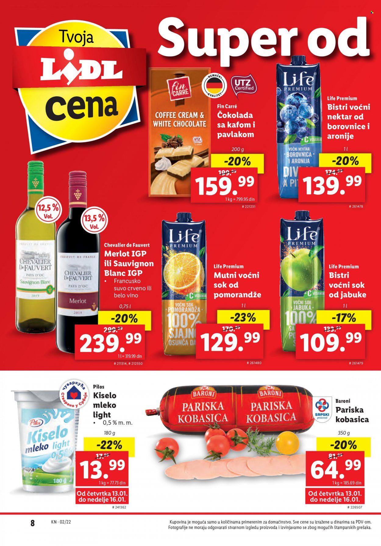 Lidl katalog - 13.01.2022 - 19.01.2022. Stranica 8