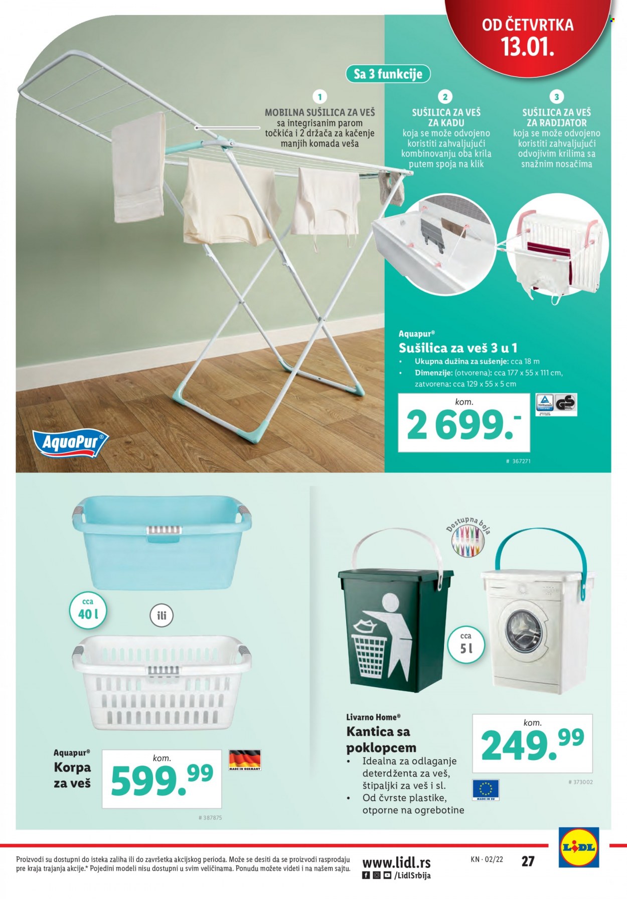 Lidl katalog - 13.01.2022 - 19.01.2022. Stranica 27
