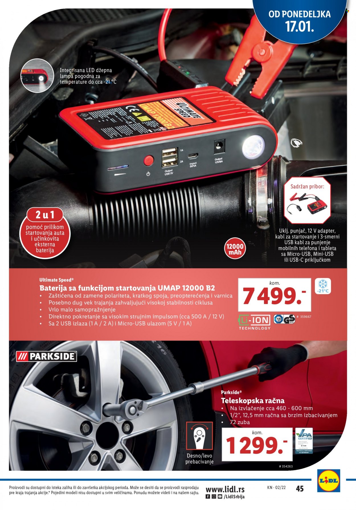 Lidl katalog - 13.01.2022 - 19.01.2022. Stranica 45