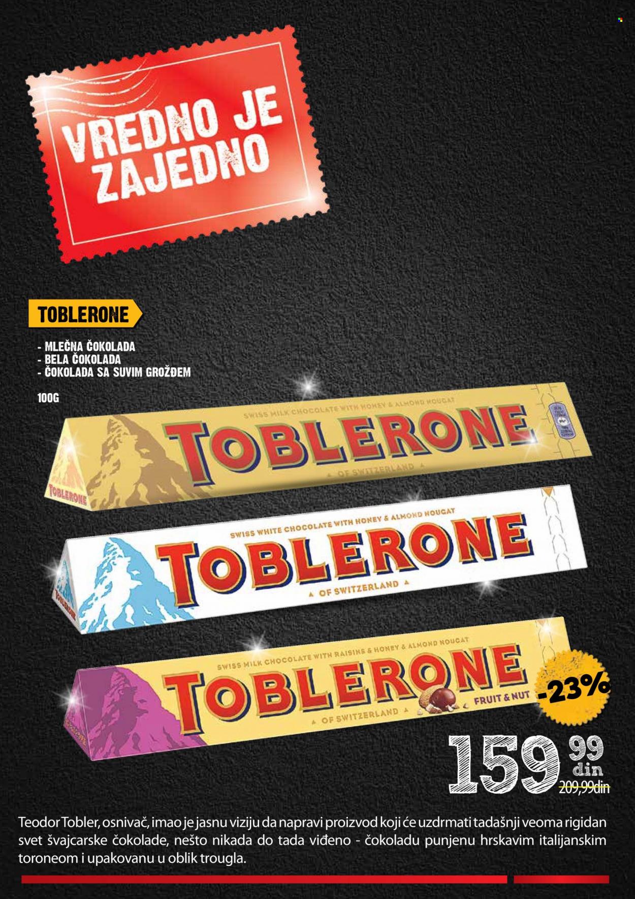thumbnail - Idea katalog - 10.01.2022 - 06.02.2022 - Proizvodi na akciji - čokolada, Toblerone. Stranica 6.