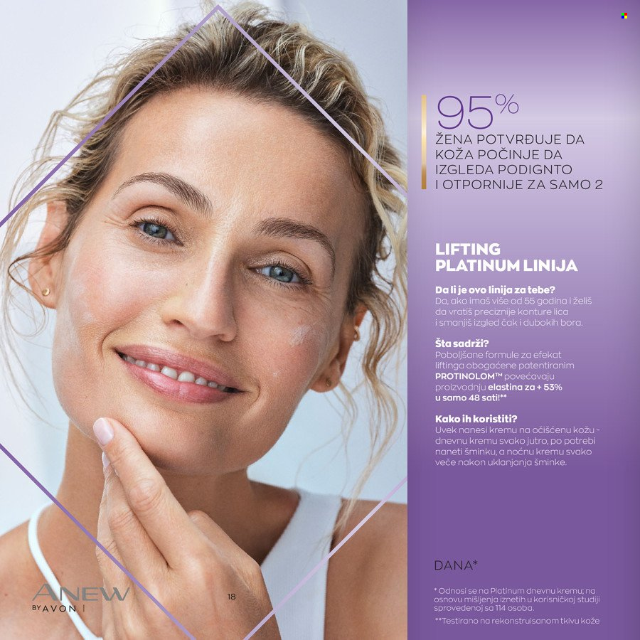 Avon katalog. Stranica 18