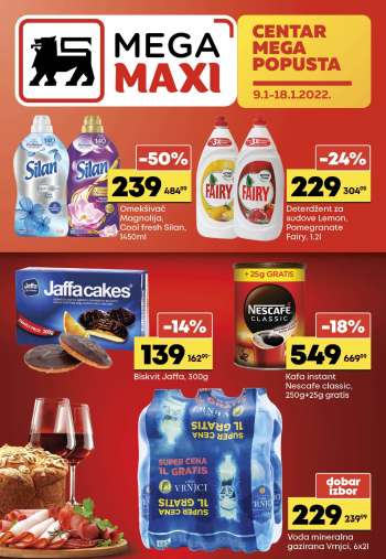 Mega Maxi katalog - 09.01.2022 - 18.01.2022.