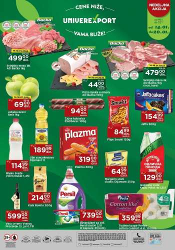 Univerexport katalog - 14.01.2022 - 20.01.2022.