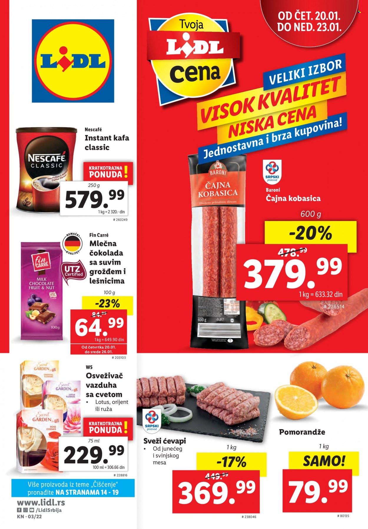 Lidl katalog - 20.01.2022 - 26.01.2022. Stranica 1