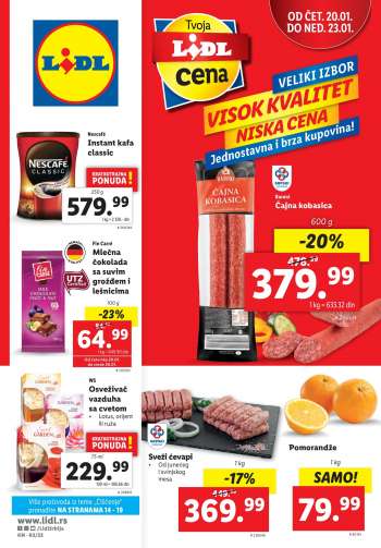 Lidl katalog - 20.01.2022 - 26.01.2022.