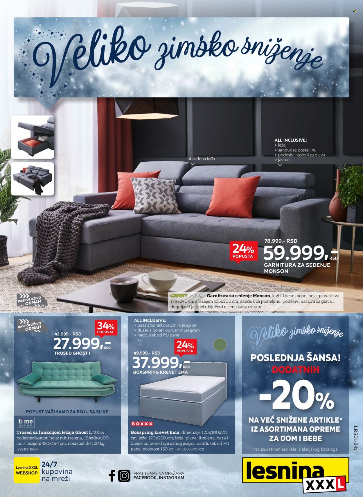 Lesnina XXXL katalog - 17.01.2022 - 30.01.2022. Stranica 1