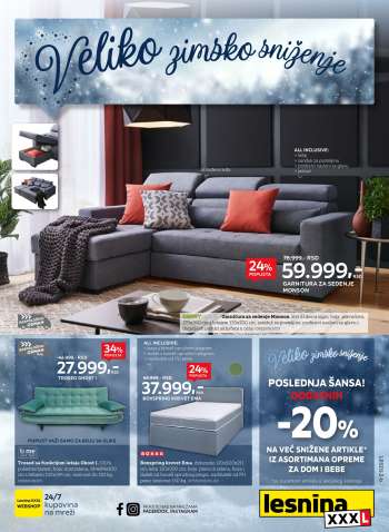 Lesnina XXXL katalog - 17.01.2022 - 30.01.2022.