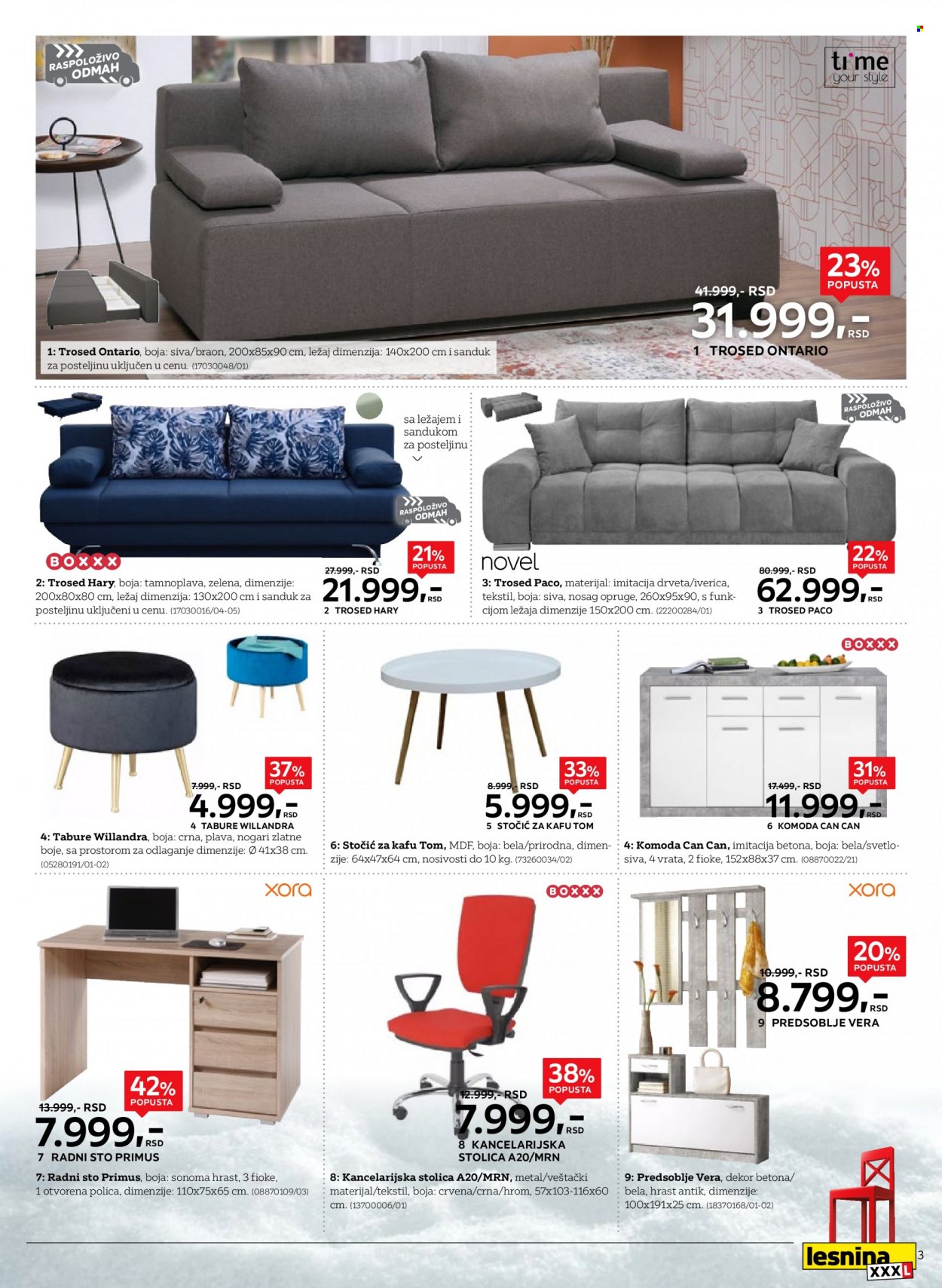 Lesnina XXXL katalog - 17.01.2022 - 30.01.2022. Stranica 3